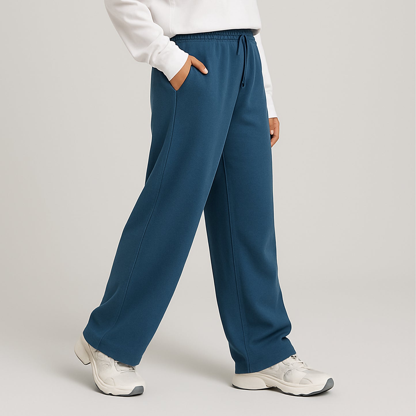Sweatpants Blue Petrol - w