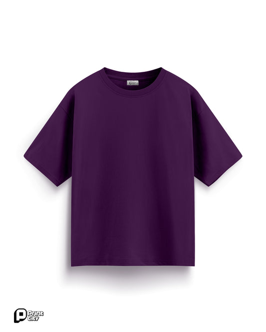 Boulevard Oversized T-Shirt - Burgundy