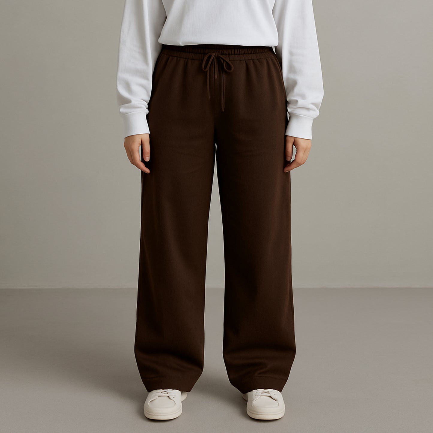 Sweatpants Brown - w
